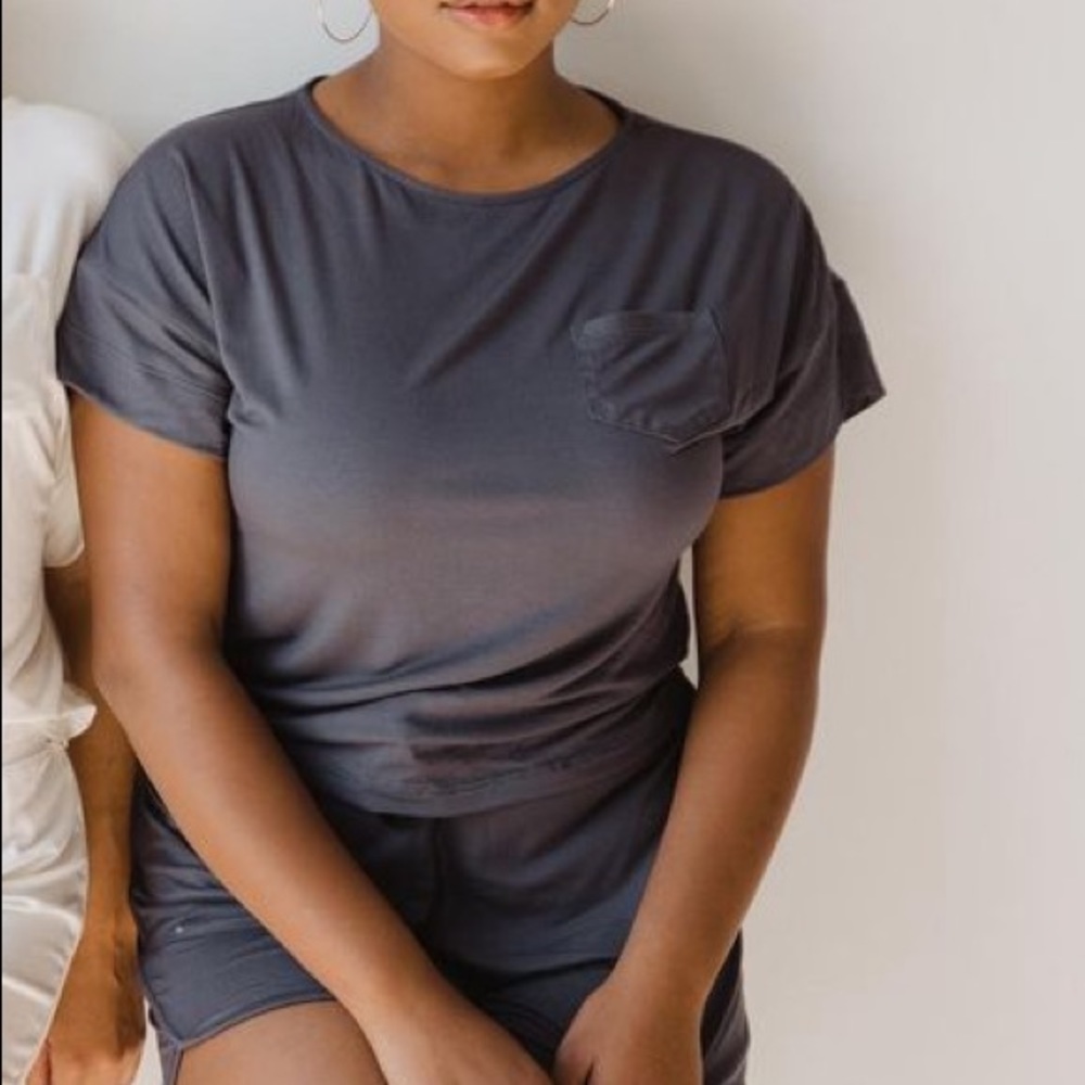 SERENITY BOXY TEE, STORM.